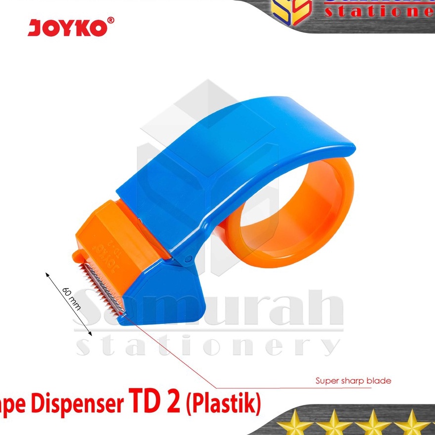 

FG2 Tape Cutter Joyko TD2 Tape Dispenser TD 2 in Alat Pemotong Lakban OPP 2In Cutter