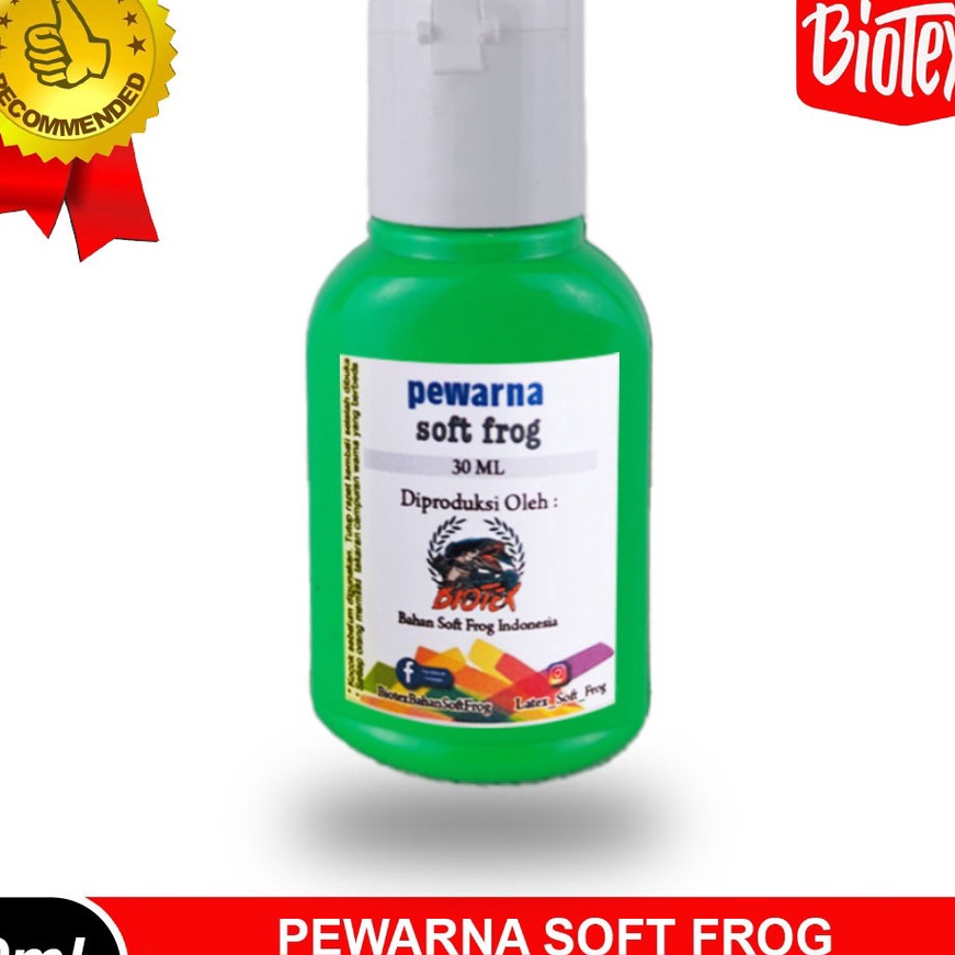

Cashback Biotex Pewarna Lateks Soft Frog 3 Ml Hijau Stabilo