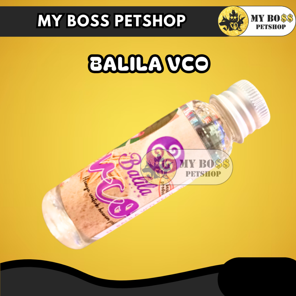 VCO Balila Virgin Coconut Oil Kucing Anjing Minyak Kulit Jamur Luka 30Ml 60Ml
