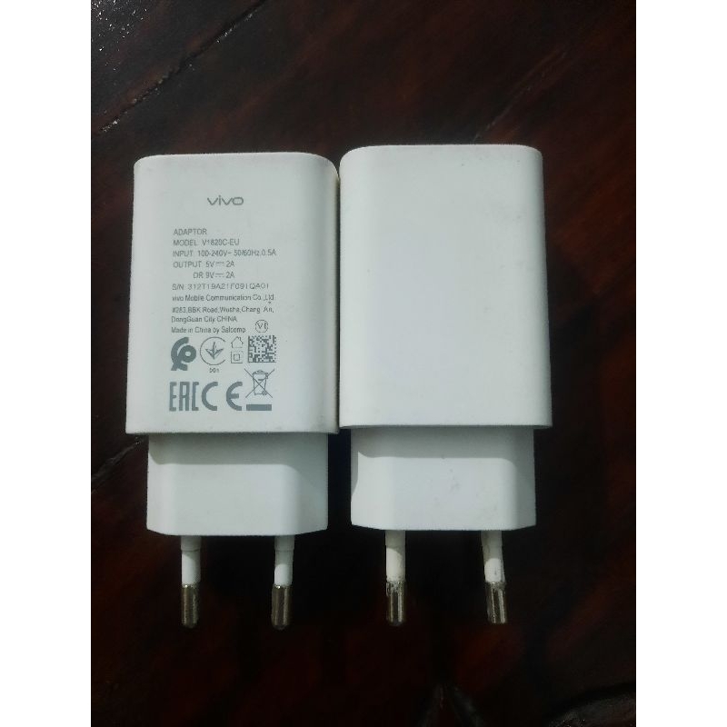 charger vivo panjang 2A second ori bawaan hp, tanpa kabel