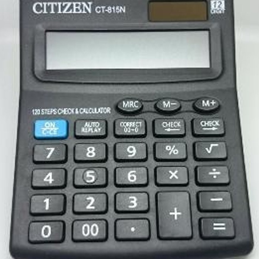 

KP8 Kalkulator Citizen CT815 12 Digit 2 Power Check And Correct Replay CT 815