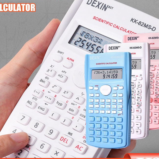 

Hot Kalkulator Ilmiah Sekolah Scientific 82MS Colour 24 Calculator Ujian Sin Cos Tan Function 4 Warna