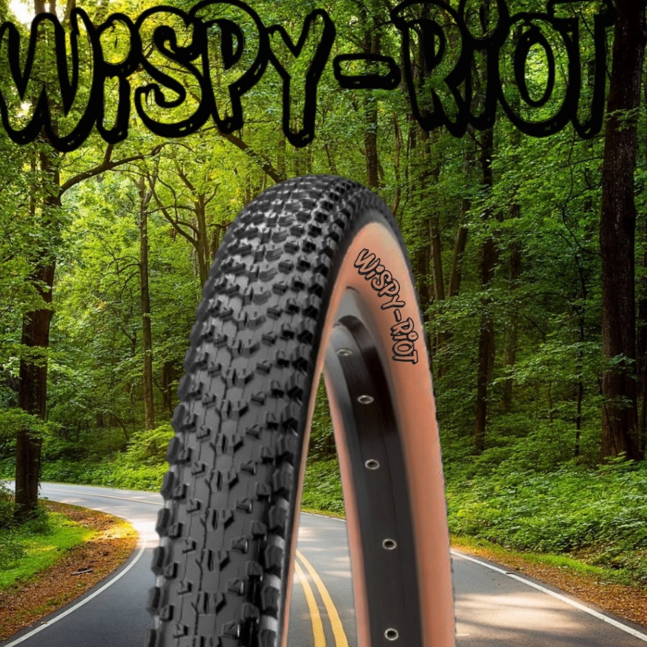 Ban Luar Sepeda 26 x 2125 Gumwall Tanwall Skinwall Wispy Riot Sepeda ung MTB Federal Surly Commuter 