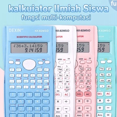 

FG2 Kalkulator Sekolah Scientific 82MS Colour Calculator Ujian Sin Cos Tan Function 24