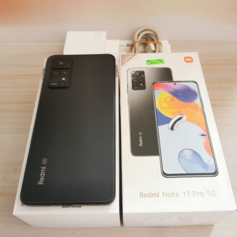 Redmi Note 11 PRO 5G ram 8GB 128GB Bekas - Garansi Resmi - second