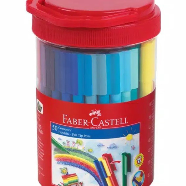 

KF7 Connector Pen 5 Warna Faber Castell Jar Toples