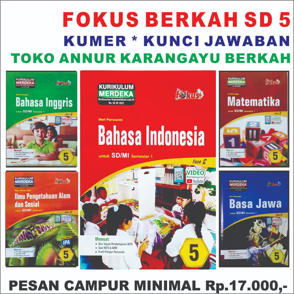 Bepuf FOKUS Berkah LKS 5 SD Berkah * Kunci Jawaban Kelas 5 Modul FOKUS 2024 Berkah Kurikulum Merdeka