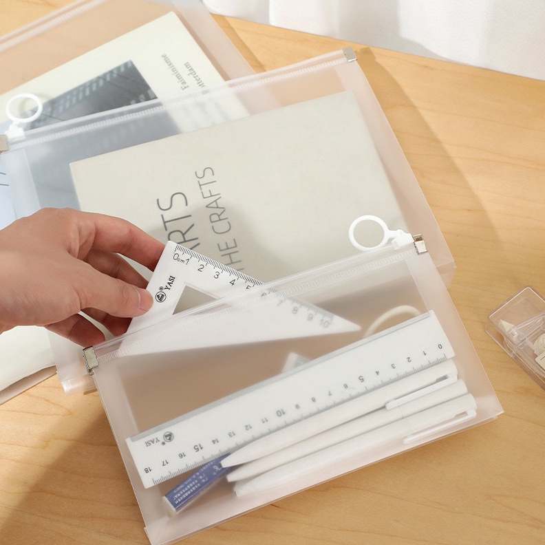 

TRENDING Tempat Pensil Alat Tulis Zipper Bag Pouch
