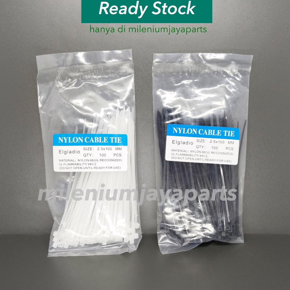 

PAKET INSTAN Tali Tis Kabel Cable Tie Tali Serut Transparant