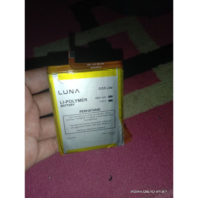 baterai luna g55 lite