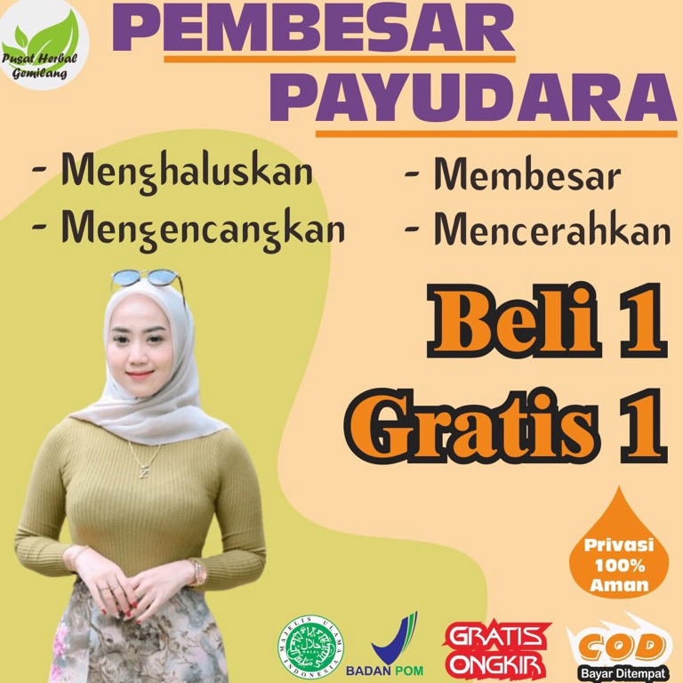 KODE X48V 3 MINGGU PASTI TAMBAH BESAR  Vitamin Hormon Pembesar Pengencang Payudara dan Bokong Tanpa 