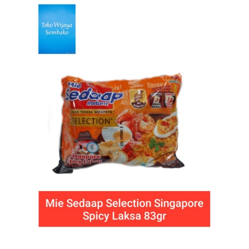 

Mie Sedaap Selection Singapore Spicy Laksa 83gr