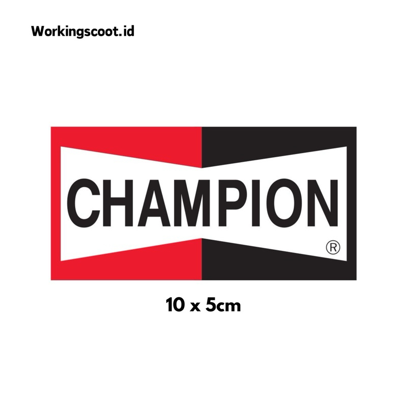 

Sticker CHAMPION | Sticker Busi Vespa champion