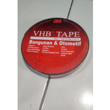 

FG2 Double Tape VHB 3M 12mm x 45mtr Super Kuat