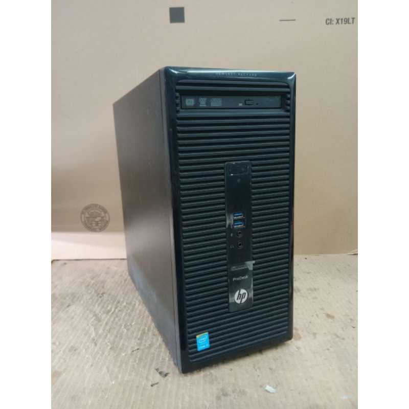 PC  HP/LENOVO MT I3 GENERASI 4 RAM 4 GB HDD 500 GB DVD RW BERGARANSI SIAP PAKAI