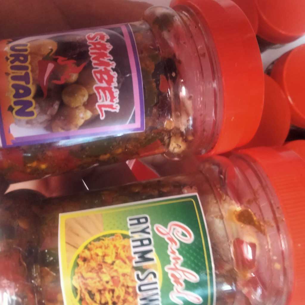 

sambal uritan ayam kemasan botol 150 l