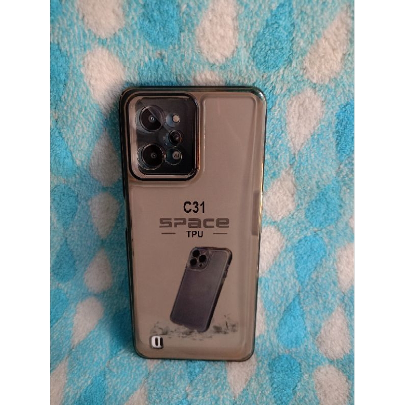 Softcase Casing RELMI C31Selikon Bening Trasparan Pelindung belakang HP+Camera