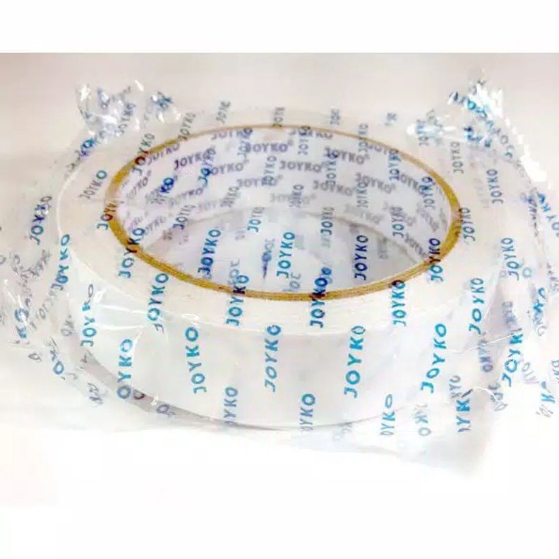 

2 IN 1 Double Tape 1 Inch Joyko 24mm x 15 YardPerekat