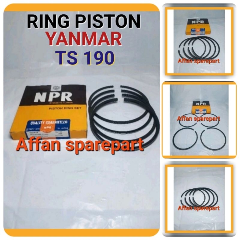 ring piston yanmar TS 190 ring seher TS 190 NPR ring mesin yanmar TS 190