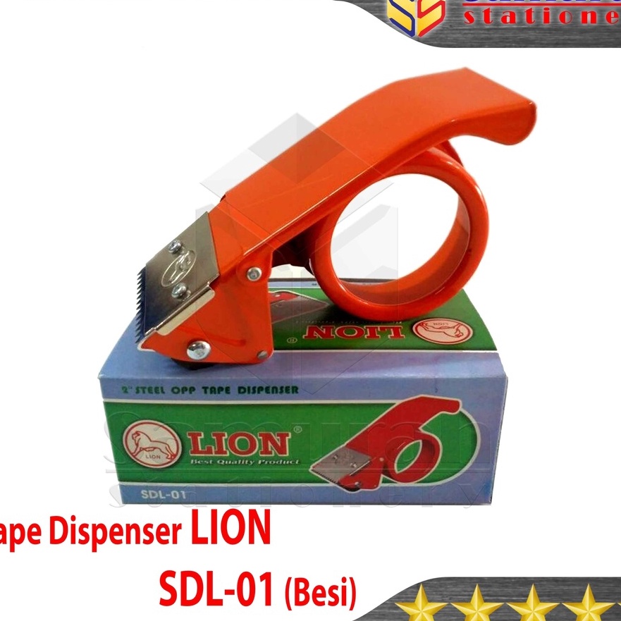 

Flash Sale Tape Cutter Lion SDL1 Bahan Besi 2 Tape Dispenser SDL 1 Potong Lakban OPP 2In Pemotong Lakban 2 inch 48 mm SDL 2