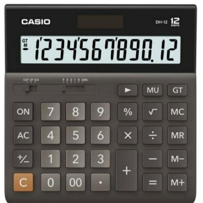 

Terlaris Casio DH12 Original Garansi Resmi Kalkulator Meja Calculator Desktop DH12