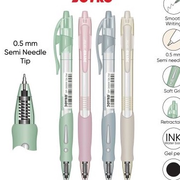 

KF7 12Pcs Pulpen Pen Cetek Pastel Joyko GP265AN Q4 Pena QGEL Pastel 5mm