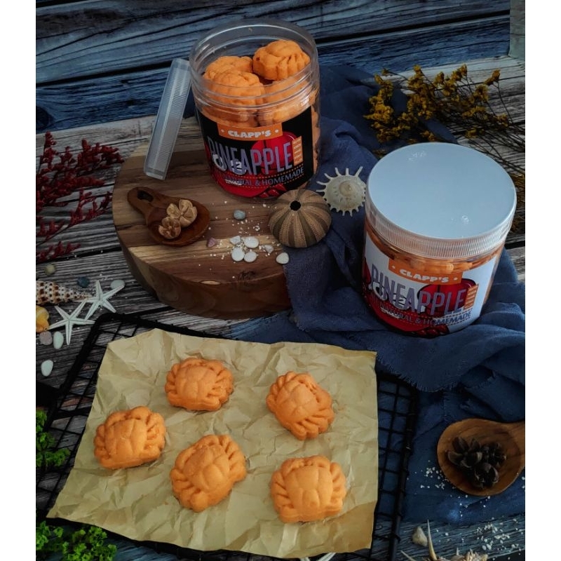 

Kue Nastar / Nastar / Nastar Karakter / Nastar bentuk Kepiting / Kue Kering Nastar / Pineapple Crab