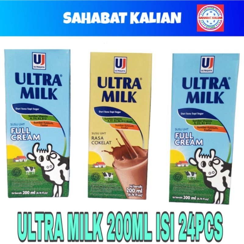 

ULTRA MILK 200ML ISI 24PCS