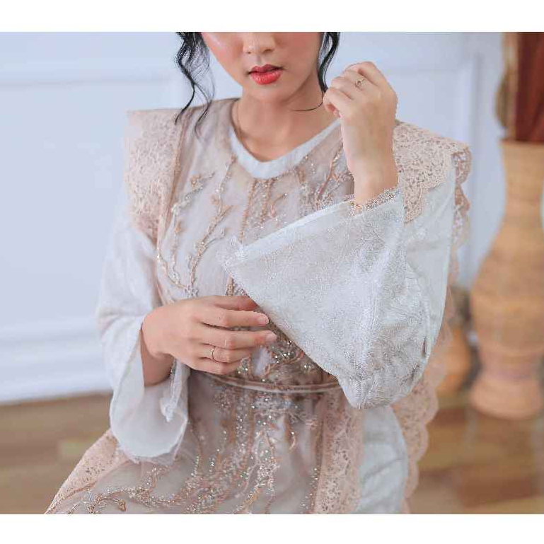Aminy - Exclusive Raya Ivory Dress