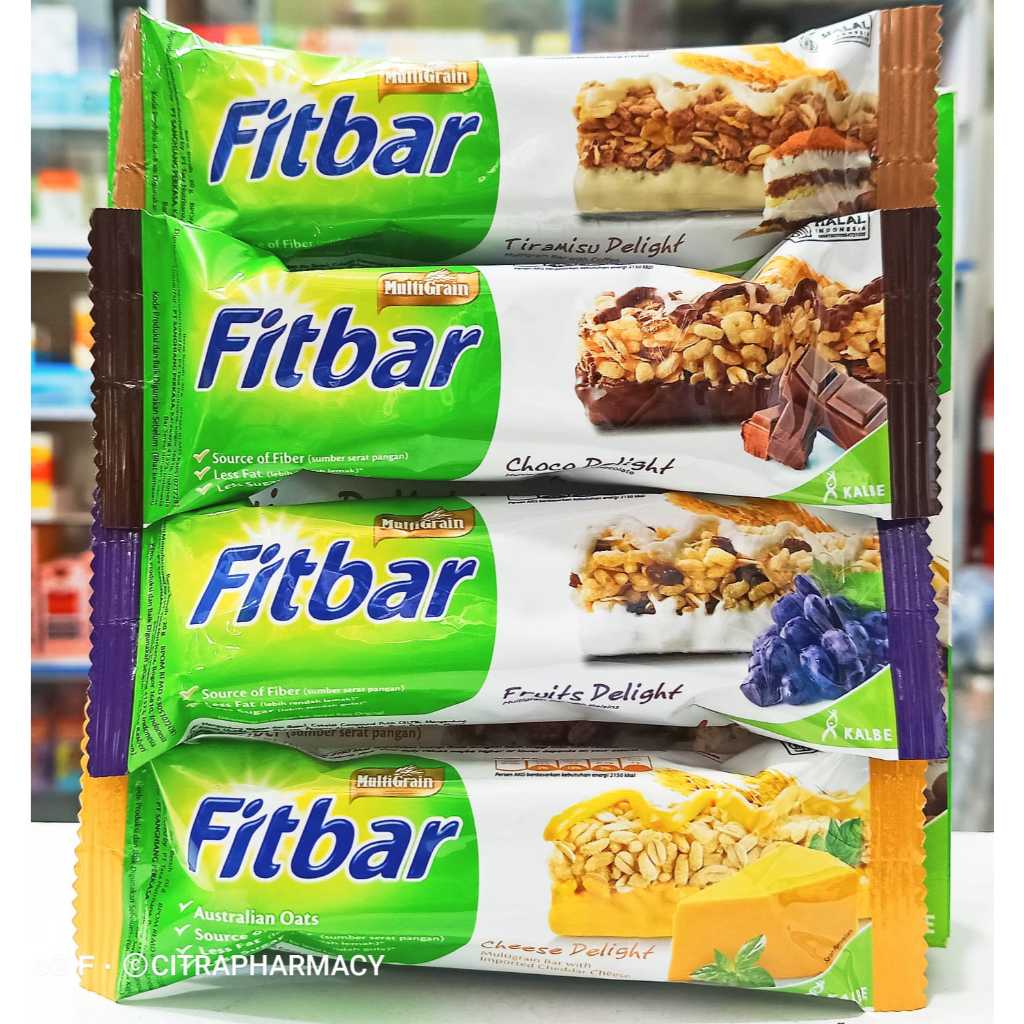 

Fitbar Multigrain - Bar Sereal Rendah Kalori/Snack Diet