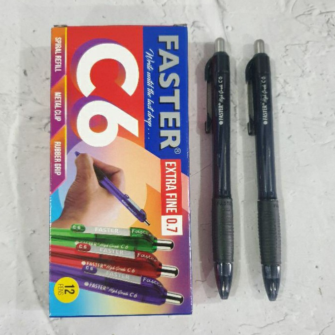 

Potongan 12 Pcs Pen Faster C6