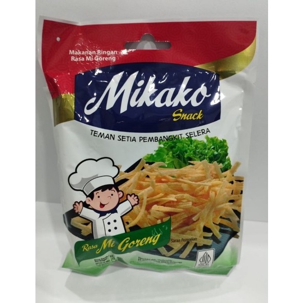 

DISKON SPESIAL MIKAKO SNACK RASA MIE GORENG 1PAcK ISI 1 BUNGKUS