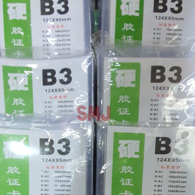 

Beli name tag plastik card case B3