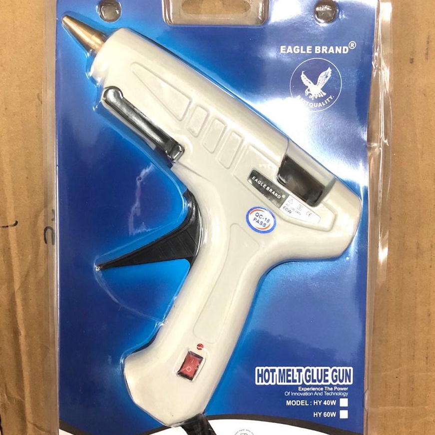 

KI3 Lem Tembak Eagle 6 Watt On Off Hot Glue Gun Pistol Lem Berkualitas Kerajinan Tangan