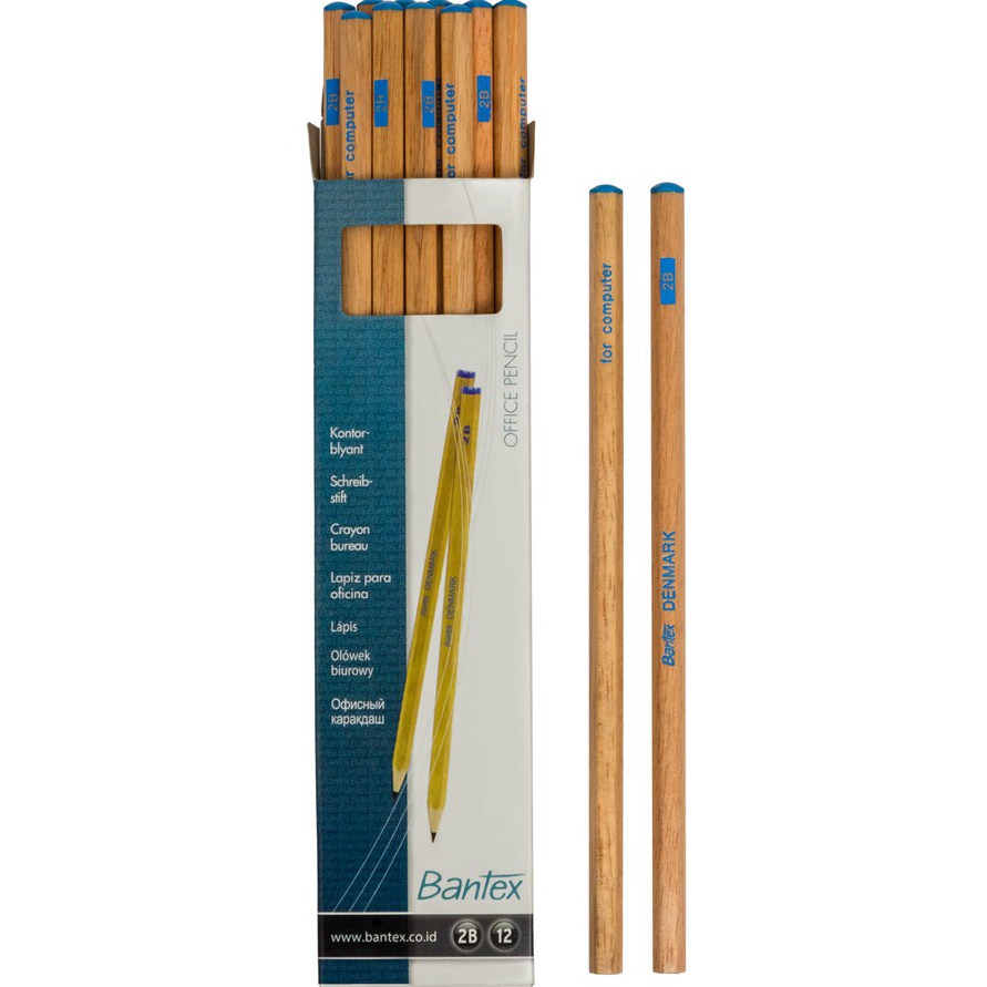 

KP8 Bantex Office Pencil Grade 2B for Computer 12 pcs 8116