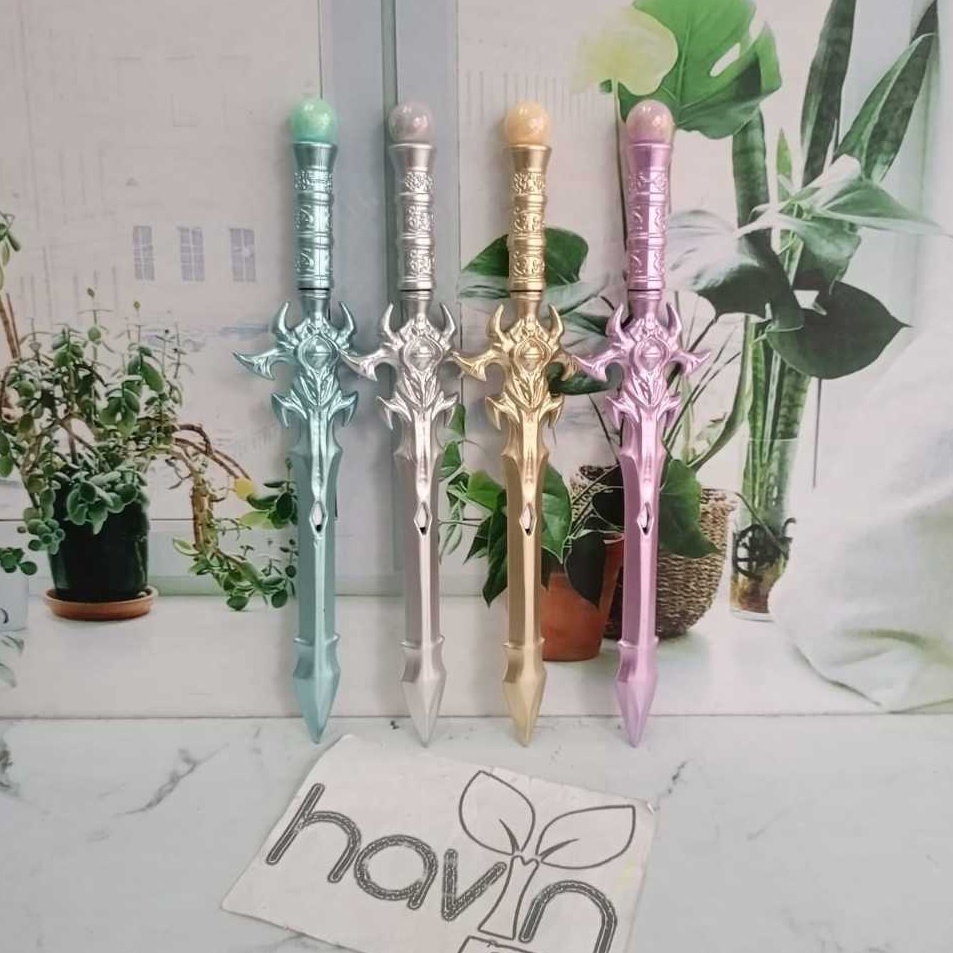 

Readystock 12PC PEN GEL motif COWO PENA PULPEN