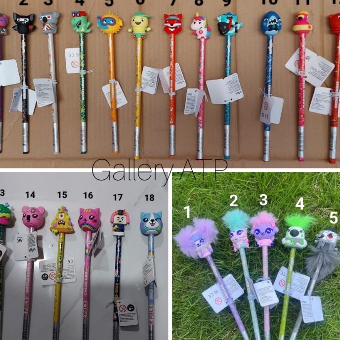 

KP8 SMIGGLE PENCIL KARAKTER CUTE PENSIL SMIGGLE LUCU