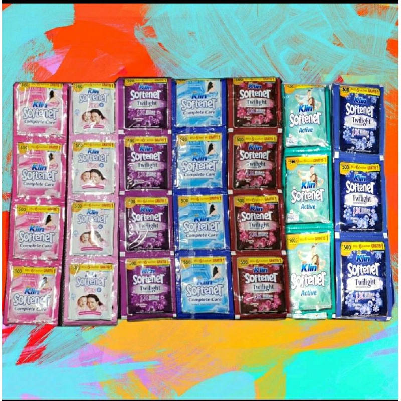 SOFTENER RENCENG / SOFTENER SACHET / SOKLIN SOFTENER ( 1 RENCENG = 14PCS & 12 PCS )