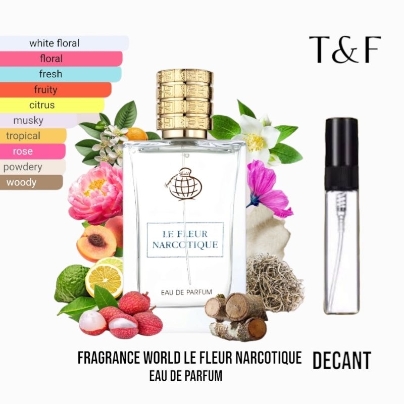 Decant Parfum Fragrance World Le Fleur Narcotique