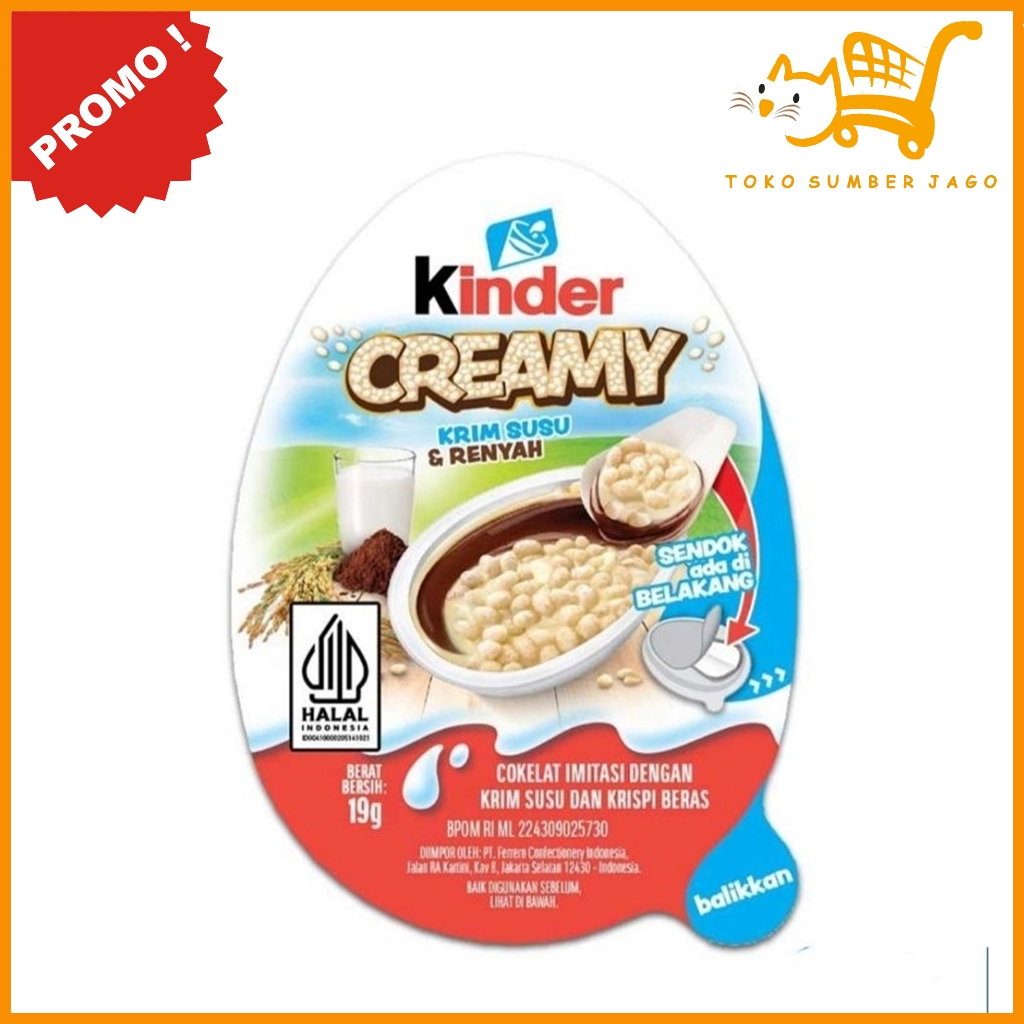 

Kinder Creamy Krim Susu 19gr