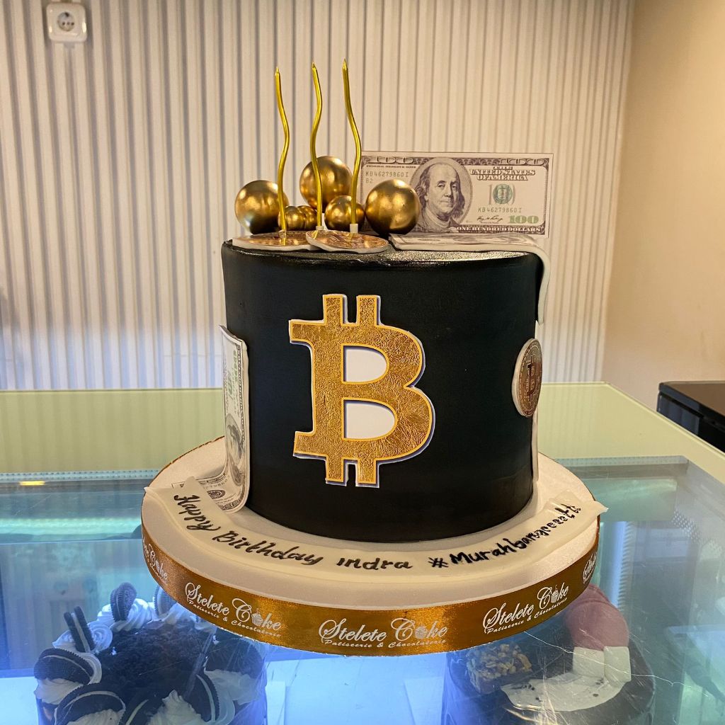 

Birthday Cake Bitcoin / Custom Cake / Kue Ulang Tahun Murah / Kue Ultah Jakarta