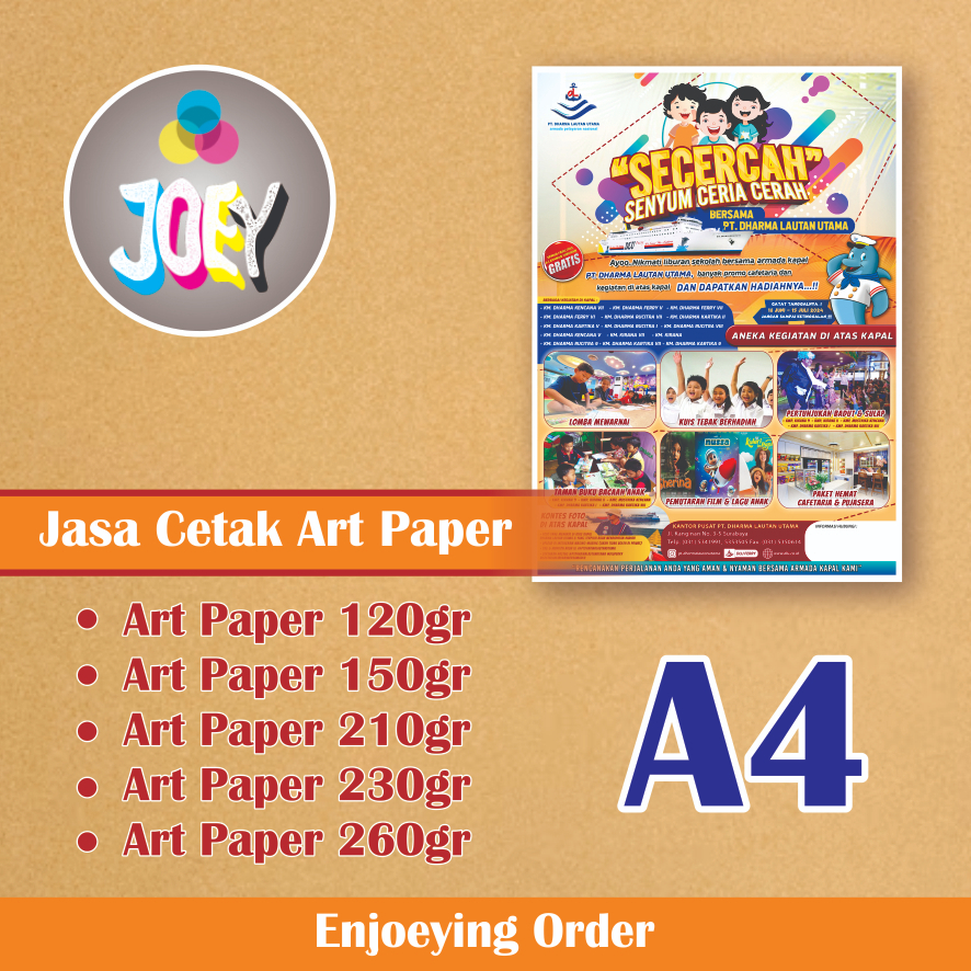 CETAK ART PAPER A4