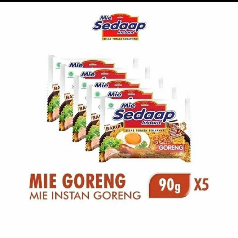 

MIE INSTAN GORENG / MIE SEDAP GORENG 72G ( 5PCS )