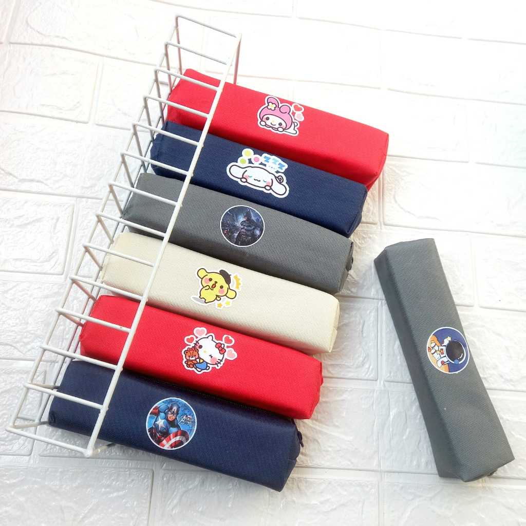 

Kotak Pensil Anak Karakter Tempat Pensil Mini Pencil Case Kids Series Polyflex Sablon