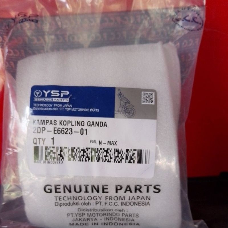 kampas kopling ganda Nmax 150/2DP /Vario150/ Vario 125 Asli Original FCC