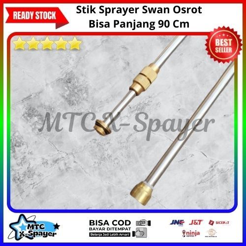 Stik Sprayer Swan Osrot 90 Cm |Stik Sprayer Swan Manual Elektrik |Stik Sprayer Kuningan Bisa Panjang