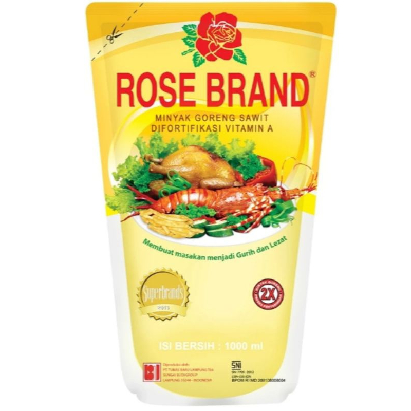 

MINYAK GORENG ROSE BRAND 1Liter