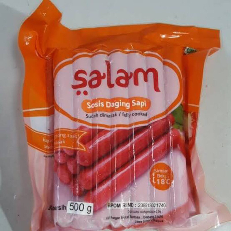 

sosis salam merah ayam 500gr