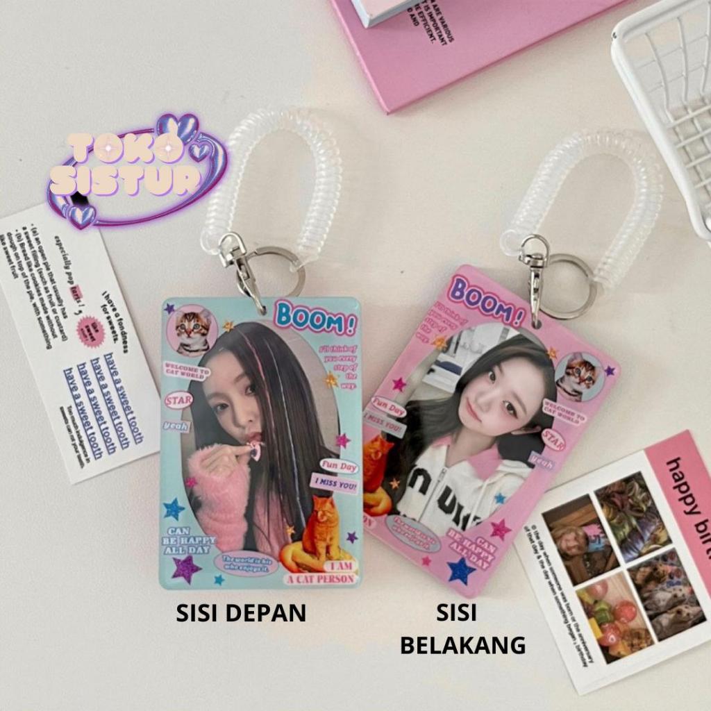 

ATH [TS] CAHOL TEXT CUTE ACRYLIC 2 SISI/2 SIDE AKRILIK Photocard Holder 2 sisi 2 side kpop