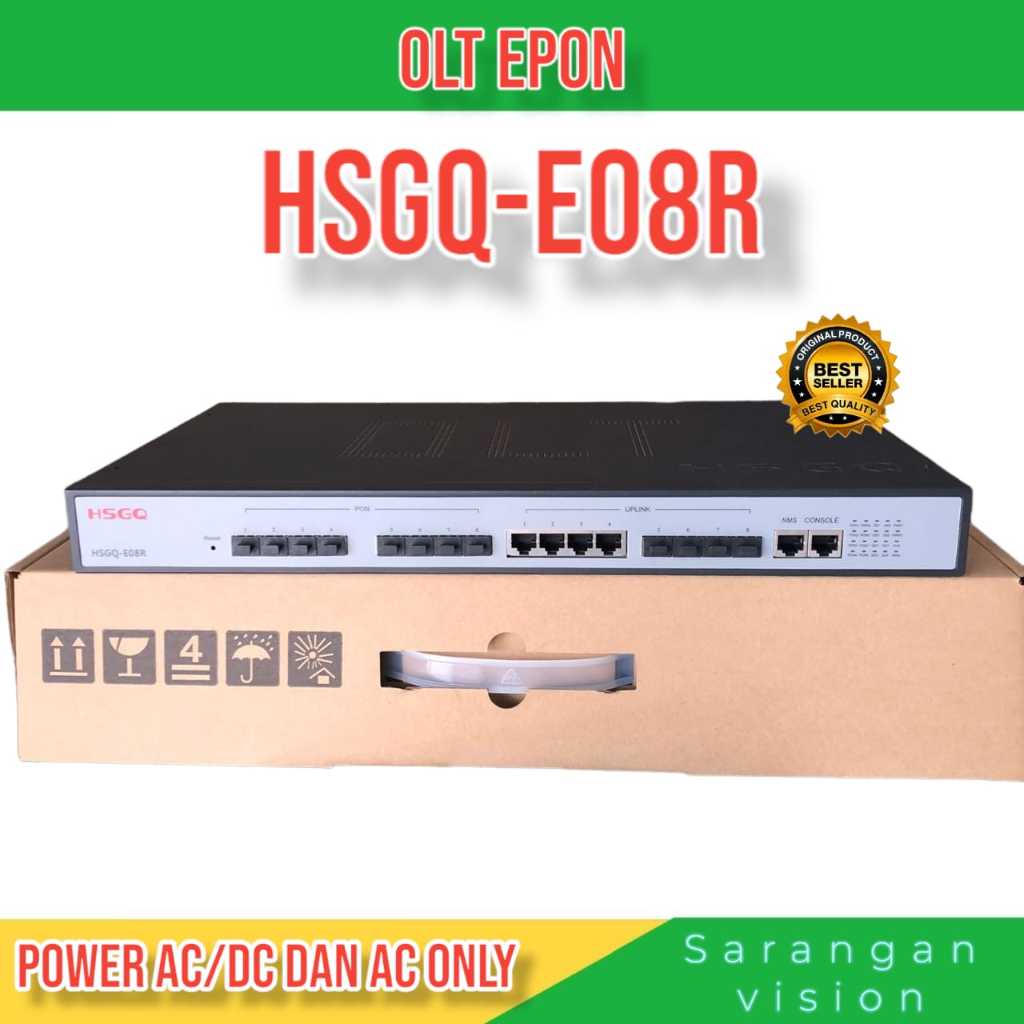 OLT EPON HSGQ 8 PORT 64 CLIENT